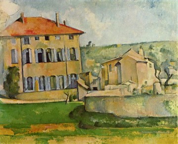 Maison et Ferme au Jas de Bouffan Paysage Paul Cézanne Peinture à l'huile